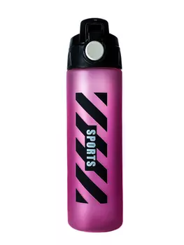 Бутылка для воды YY-5006 700 мл Розово-черный