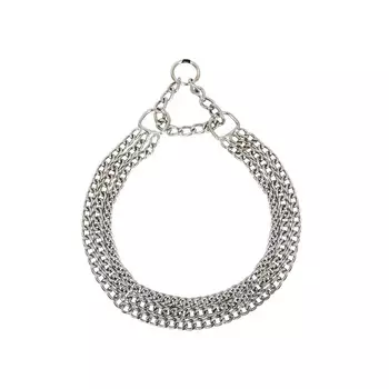 Цепь - удавка для собак Триол ошейник трехрядная SHC-2550 2,5*500мм сталь /1054