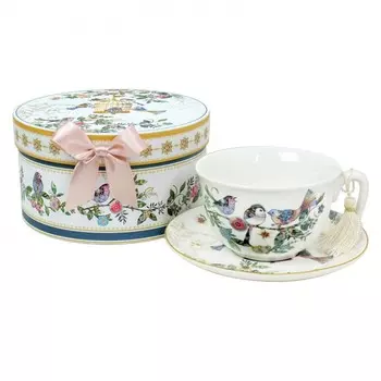 Чайная пара SIJ Птички GC2097 220мл
