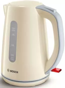 Чайник электрический Bosch TWK7507 бежевый/серый