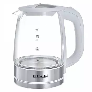 Чайник электрический Delta Lux DL-1204W белый