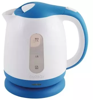 Чайник электрический Energy E-293 белый/голубой