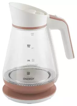 Чайник электрический Energy E-297 белый/коралловый