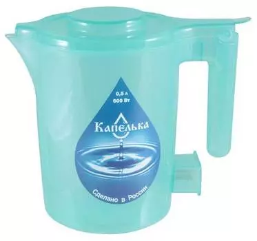 Чайник электрический Капелька 500мл Green