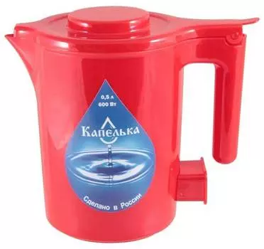 Чайник электрический Капелька 500мл Red