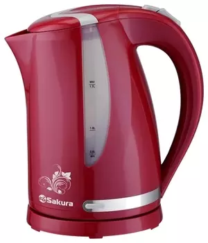 Чайник электрический Sakura SA-2318RG красный/серый