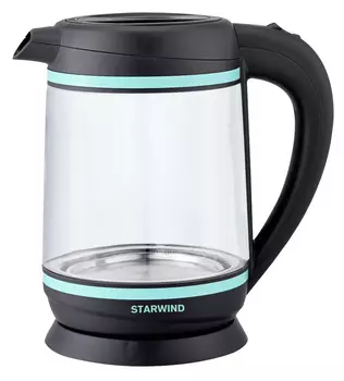 Чайник электрический Starwind SKG7740 темно-серый/бирюзовый