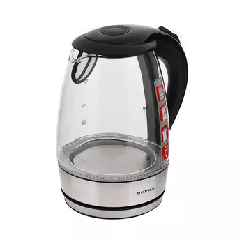 Чайник электрический Supra KES-2001 серебристый/черный