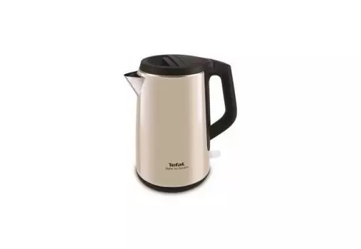 Чайник электрический Tefal KO371 I30 Safe to touch бежевый/черный