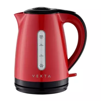 Чайник Vekta KMP-1704 Красный/Черный
