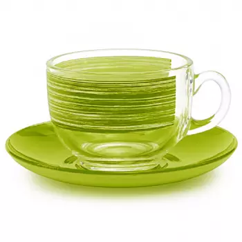 Чайный набор LUMINARC БРАШМАНИЯ ГРИН 12 предметов 220мл, P8982