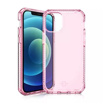 Чехол антибактериальный ITSKINS SPECTRUM CLEAR для Apple iPhone 12 mini (5.4") светло-розовый
