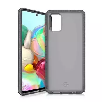Чехол антибактериальный ITSKINS SPECTRUM FROST для Samsung Galaxy A71 чёрный