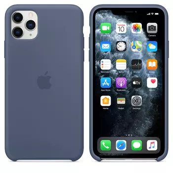 Чехол Apple iPhone 11 Pro Max Silicone Case (MX032ZM/A) Alaskan Blue