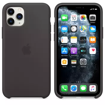 Чехол Apple iPhone 11 Pro Silicone Case - Black
