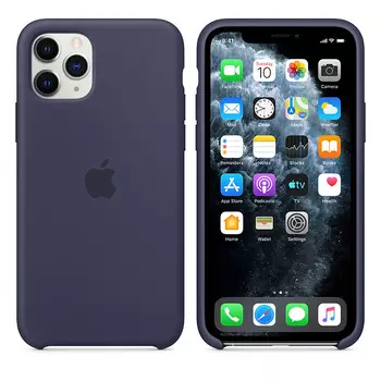 Чехол Apple iPhone 11 Pro Silicone Case - Midnight Blue (MWYJ2ZM/A)