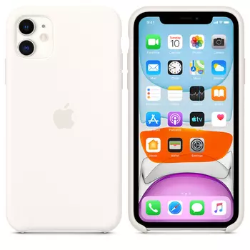 Чехол Apple iPhone 11 Silicone Case - White