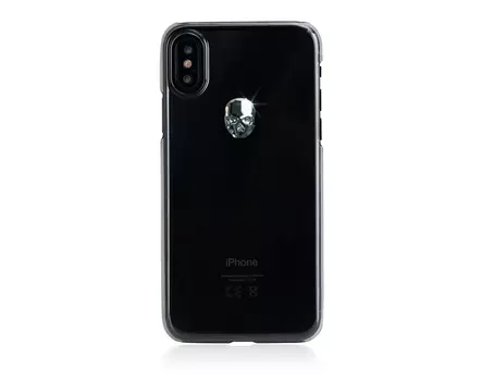 Чехол Bling My Thing для iPhone XR Treasure - Hematite Skull - Clear