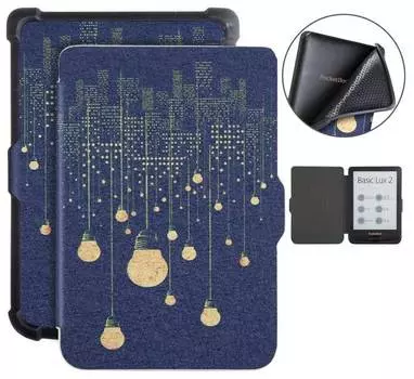 Чехол BookCase для PocketBook 606/616/627/628/632/633 Lamp BC-632-lmp