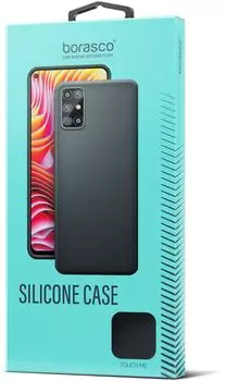 Чехол BoraSCO Silicone Case матовый для Honor X8A черный