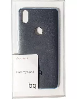Чехол BQ Aquaris X5 Plus Black Gummy