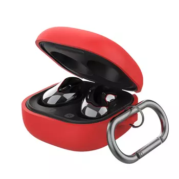 Чехол Deppa с карабином для Galaxy Buds Live, красный
