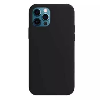 Чехол Devia Nature Silicone Case для iPhone 12 Pro Max - Black, Чёрный