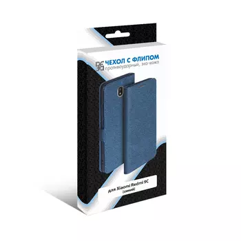 Чехол DF для Xiaomi Redmi 9C Blue xiFlip-64