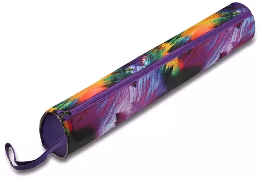 Чехол для булав гимнастических (тубус) INDIGO, SM-128, Северное Сияние, 46*8 см