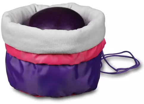 Чехол для мяча гимнастического утепленный INDIGO, SM-335, Фиолетовый, 34*24 см