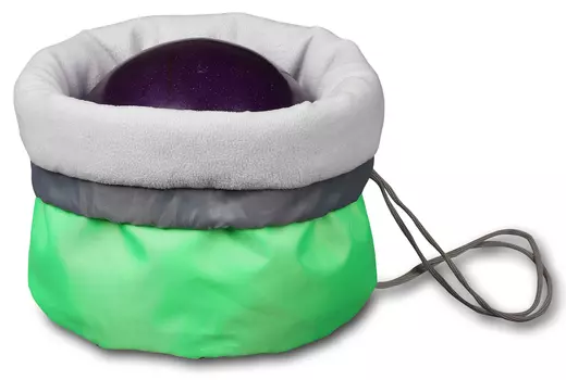 Чехол для мяча гимнастического утепленный INDIGO, SM-335, Салатовый, 34*24 см