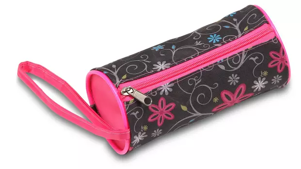 Чехол для скакалки INDIGO (тубус), SM-142, Цветы, 19*8 см