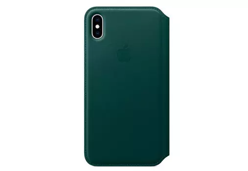 Чехол (флип-кейс) Apple для Apple iPhone XS Max MRX42ZM/A темно-зеленый