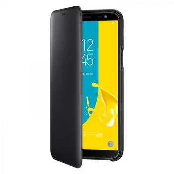 Чехол (флип-кейс) Samsung для Samsung Galaxy J6 (2018) Wallet Cover черный (EF-WJ600CBEGRU)