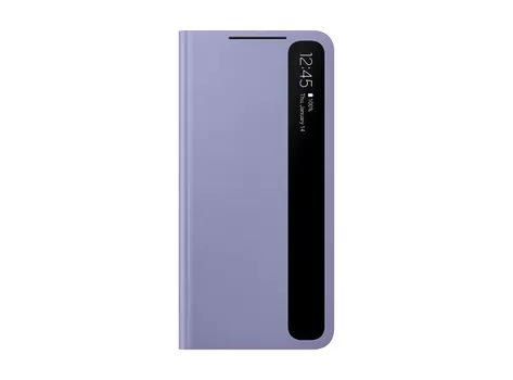 Чехол (флип-кейс) Samsung Galaxy S21 Smart Clear View Cover фиолетовый (EF-ZG991CVEGRU)