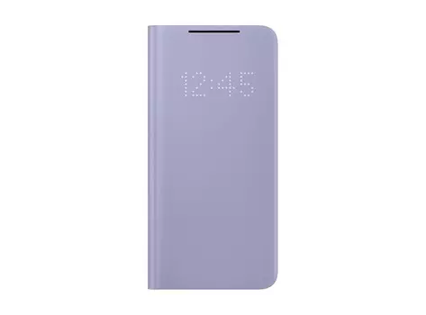 Чехол (флип-кейс) Samsung Galaxy S21 Smart LED View Cover фиолетовый (EF-NG991PVEGRU)