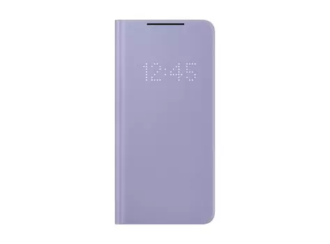Чехол (флип-кейс) Samsung Galaxy S21+ Smart LED View Cover фиолетовый (EF-NG996PVEGRU)