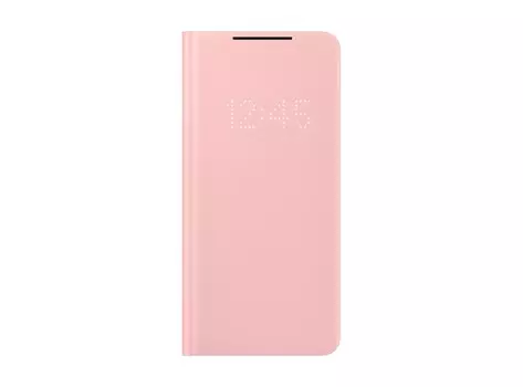 Чехол (флип-кейс) Samsung Galaxy S21+ Smart LED View Cover розовый (EF-NG996PPEGRU)