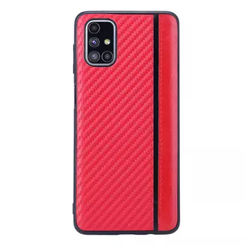 Чехол G-Case для Galaxy M51 SM-M515F Carbon Red GG-1295