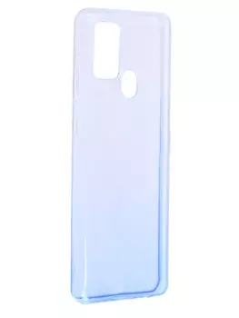 Чехол iBox для Samsung Galaxy A21s Crystal Silicone Gradient Blue УТ000021207