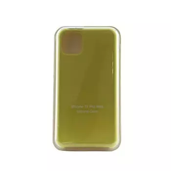 Чехол Innovation для APPLE iPhone 11 Pro Max Silicone Case Hot Yellow 16476