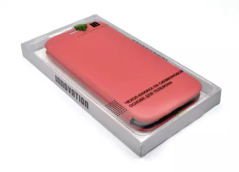 Чехол Innovation для Galaxy A9 2018 Book Silicone Magnetic Red 13359