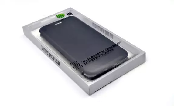 Чехол Innovation для Xiaomi Redmi Note 8T Book Silicone Magnetic Black 16714