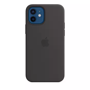 Чехол (клип-кейс) Apple iPhone 12/12 Pro Silicone Case with MagSafe черный (MHL73ZE/A)