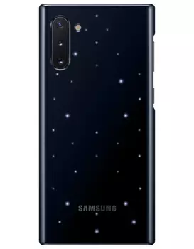 Чехол (клип-кейс) Samsung для Samsung Galaxy Note 10 LED Cover черный (EF-KN970CBEGRU)