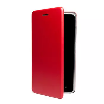 Чехол-книжка BQ-5510 Strike Power Max 4G / BQ-5594 Strike Power Max (эко кожа+силиконовый, темно-красный)
