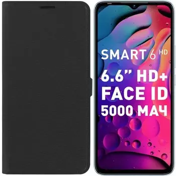 Чехол-книжка Krutoff Eco Book для INFINIX Smart 6 HD черный