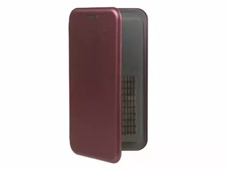 Чехол-книжка PERO SOFT TOUCH универсальный 5.0-5.2" бордовый