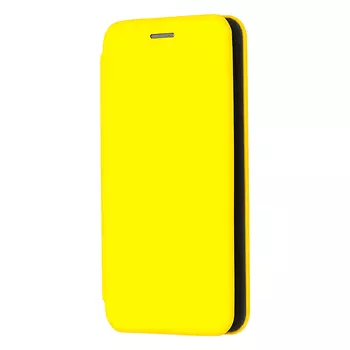 Чехол-книжка PERO SOFT TOUCH универсальный 6.5-7.0" желтый