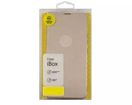 Чехол-книжка Red Line с застежкой на магнитах для Xiaomi Redmi 10 (золотой) УТ000026751